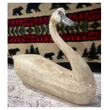 Swan Carved Decoy;