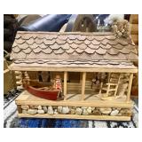 Log Cabin Dollhous>