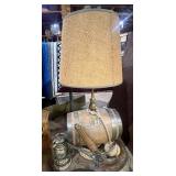 Barrel, Lantern Decor Lamp;