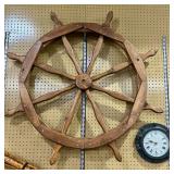 Wood Ships Wheel;