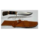 Marbles Antler Knife & Sheath>>