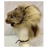 Bobcat Taxidermy Hat;