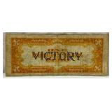 One Peso Rare Star Note Treasury Certificate V-VF;