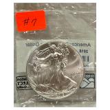 7. 2015 American Eagle Silver Dollar;