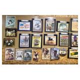 Assorted Sportsman Tin Signs & More;