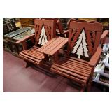 and Matching Loveseat Rocker