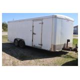 20ft enclosed trailer >