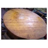 log dining table >