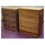 Pine chest of drawers