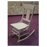ladies size painted rocking chair