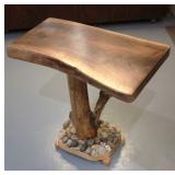 walnut top table >