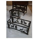 lazer cut metal table bases