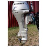 with Honda 9.9 kicker motor >
