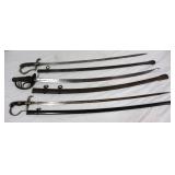 group pic of swords, close ups >