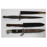 group pic German knives, close ups >