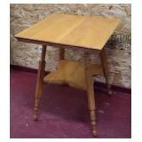 oak lamp table