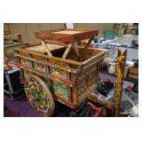 fancy wooden cart