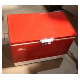 very clean vintage Coleman cooler