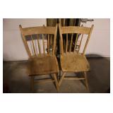 plank seat chairs