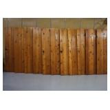 11 Knotty Pine salvaged doors >