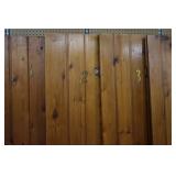 approx 23.5inch wide by 77inch tall >