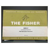 Fisher 500-C FM Multiplex Receiver Manual