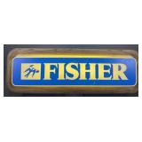 Fisher Lighted Advertising Sign