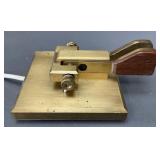 Unmarked Brass Iambic Paddle