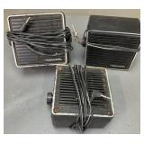 Three Realistic Radio Shack Speakers