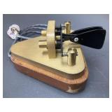 Vibroplex Brass Racer Iambic Paddle