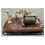 J.H. Bunnell Telegraph Relay for CRI&P Railroad