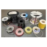 Lot of Miscellaneous Wire Spools