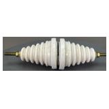 Two Large Ceramic HV Insulators