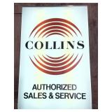 Collins Authorized Sales & Service Lighted Sign SH