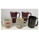 Five Rockwell Collins Ceramic Mugs CC6