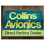 Collins Avionics Direct Factory Dealer Sign SH