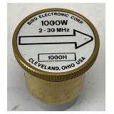 Bird 1000W 2-30 MHz Wattmeter Slug