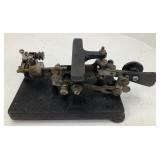 T.R. McElroy XTR MacKey Telegraph Key, 1934