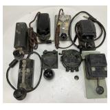 Lot of Eight Military & Related Telegraph Keys