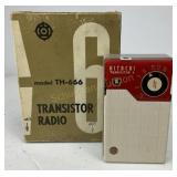 Hitachi TH-666 Transistor Radio with Box