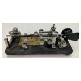 Vibroplex #4 Blue Racer Bug Key