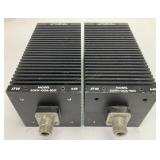 Two JFW 50FH-006-100 6dB Attenuators