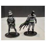 Black & White Batman & Robin Mini Figures
