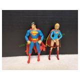 DC Comics Superman & Supergirl Action Figures