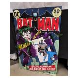 Large DC Batman Comic Cover Wall Art