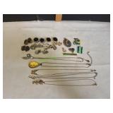 Vtg Necklaces, Earrings & Pendants