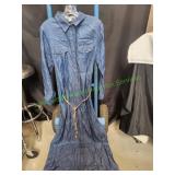 Forever 21 Denim Dress, Sz Lg