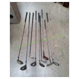 Lot of Golf Putters & Clubs