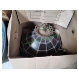 Vtg Staine Glass Lamp Shade