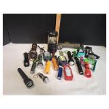 Lot of Flashlights, Lanterns & More